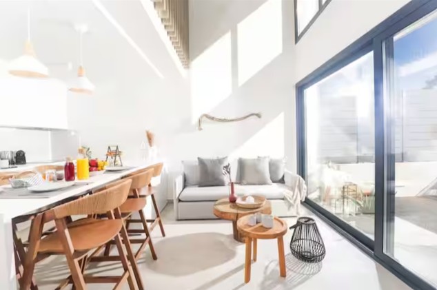 Open-plan living area